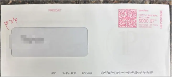 Amex PP信封
