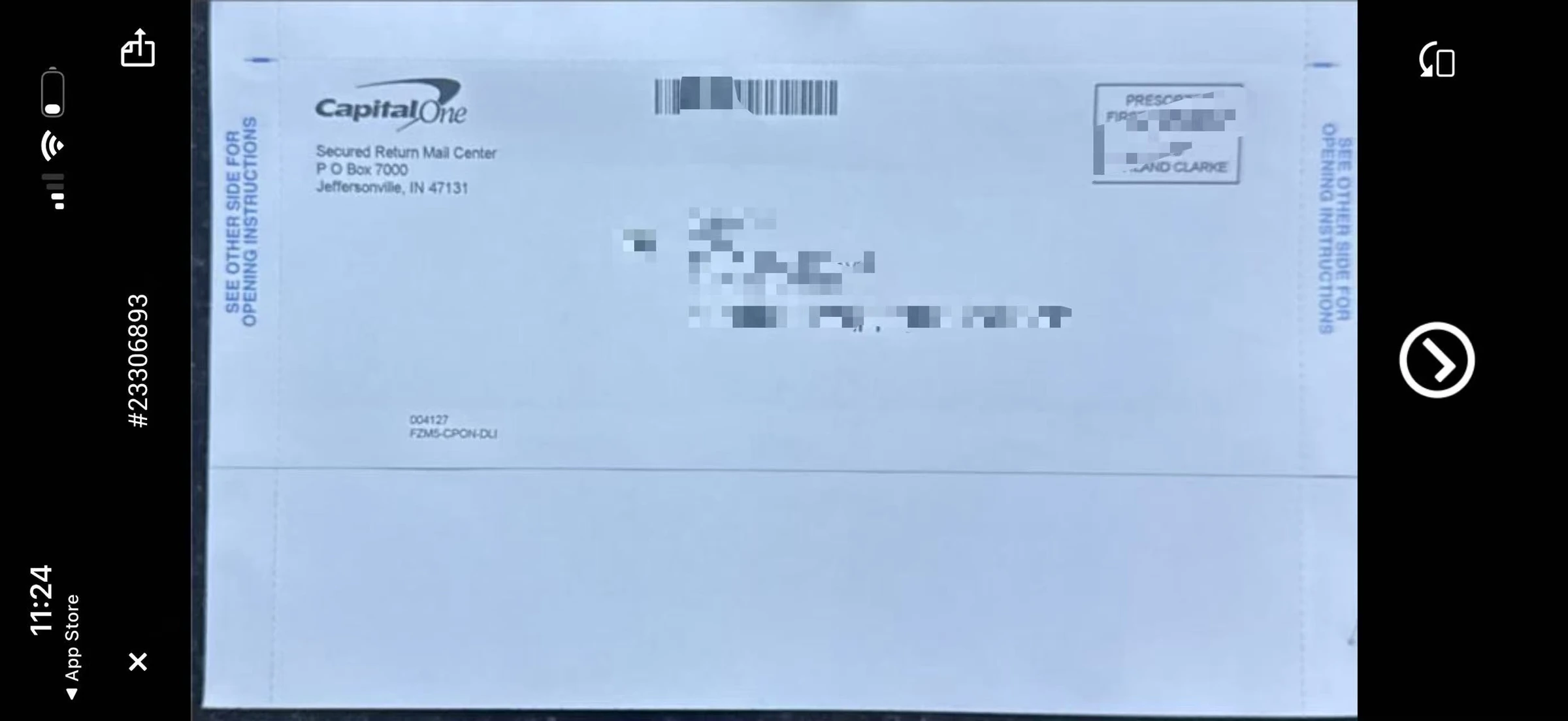 Capital one押金卡支票