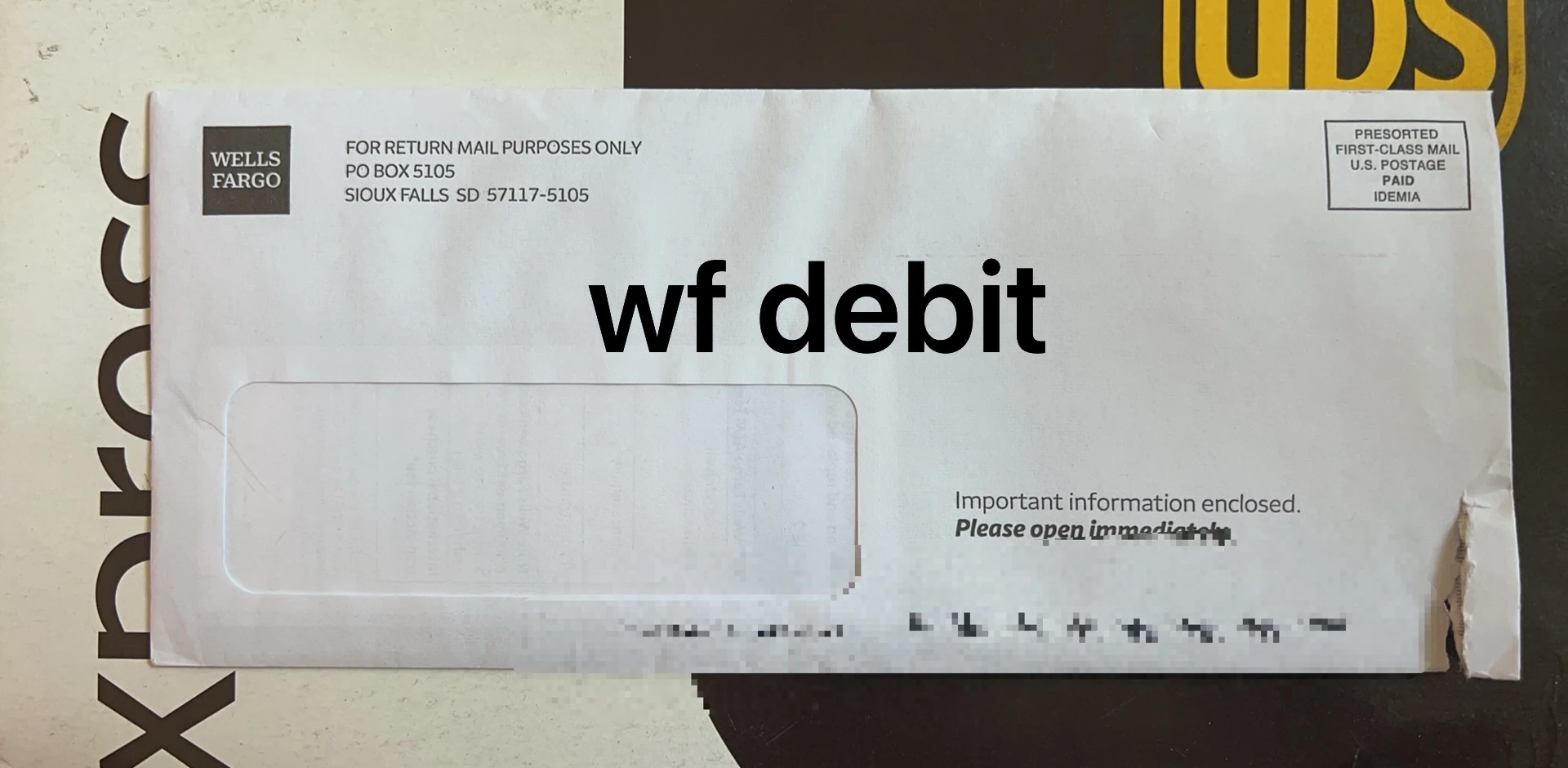 Wells Fargo借记卡